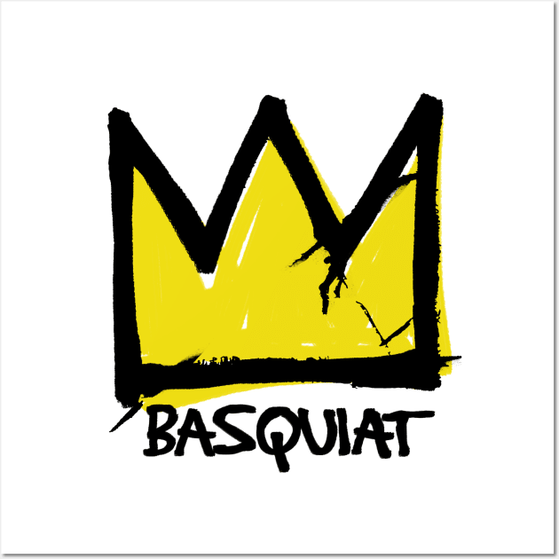 Basquiat Crown Wall Art by Brainfrz